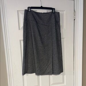 Talbots Charcoal A-Line Skirt